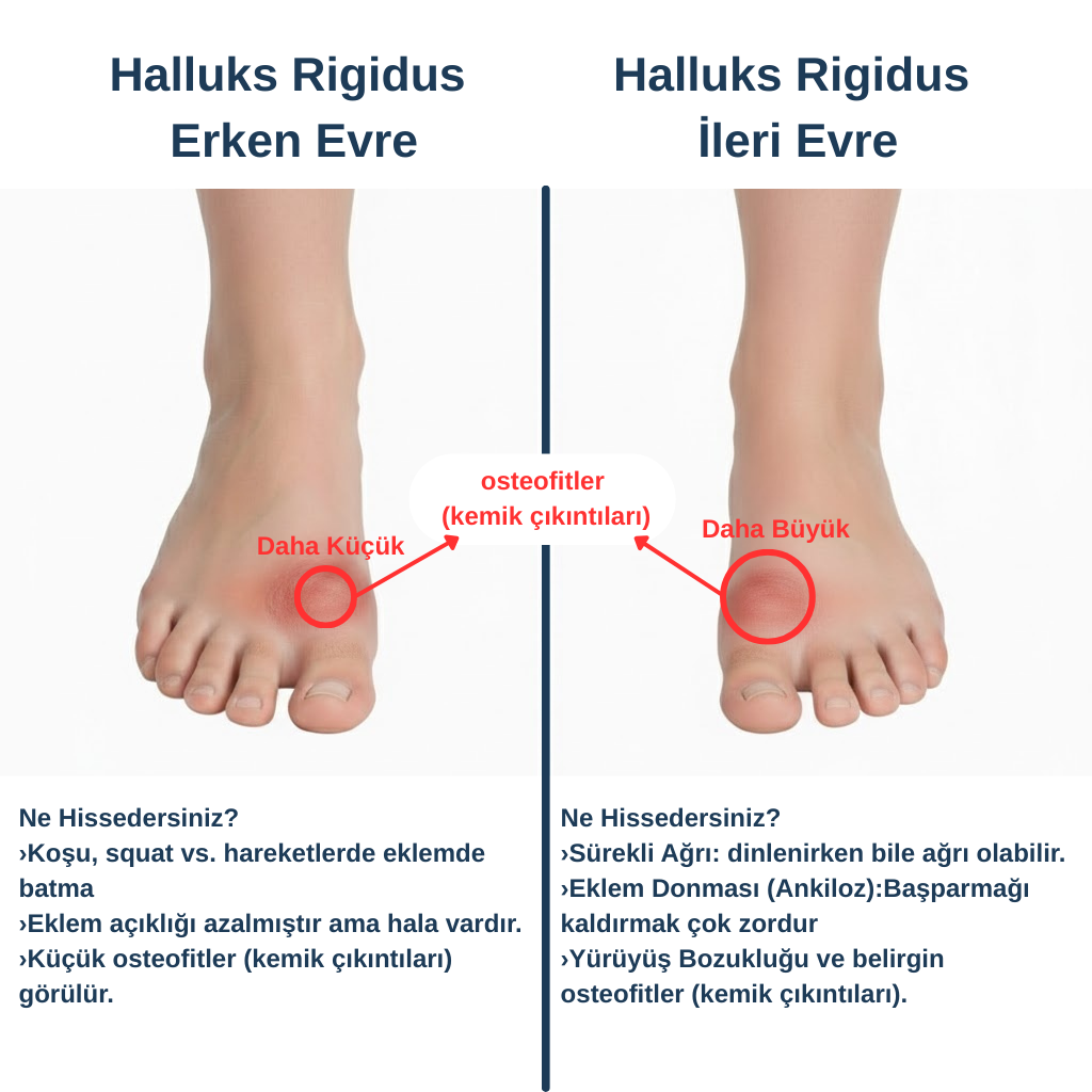 Halluks Rigidus Erken Evre