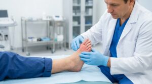 Gut hastalığında ayak başparmağının klinik muayenesi