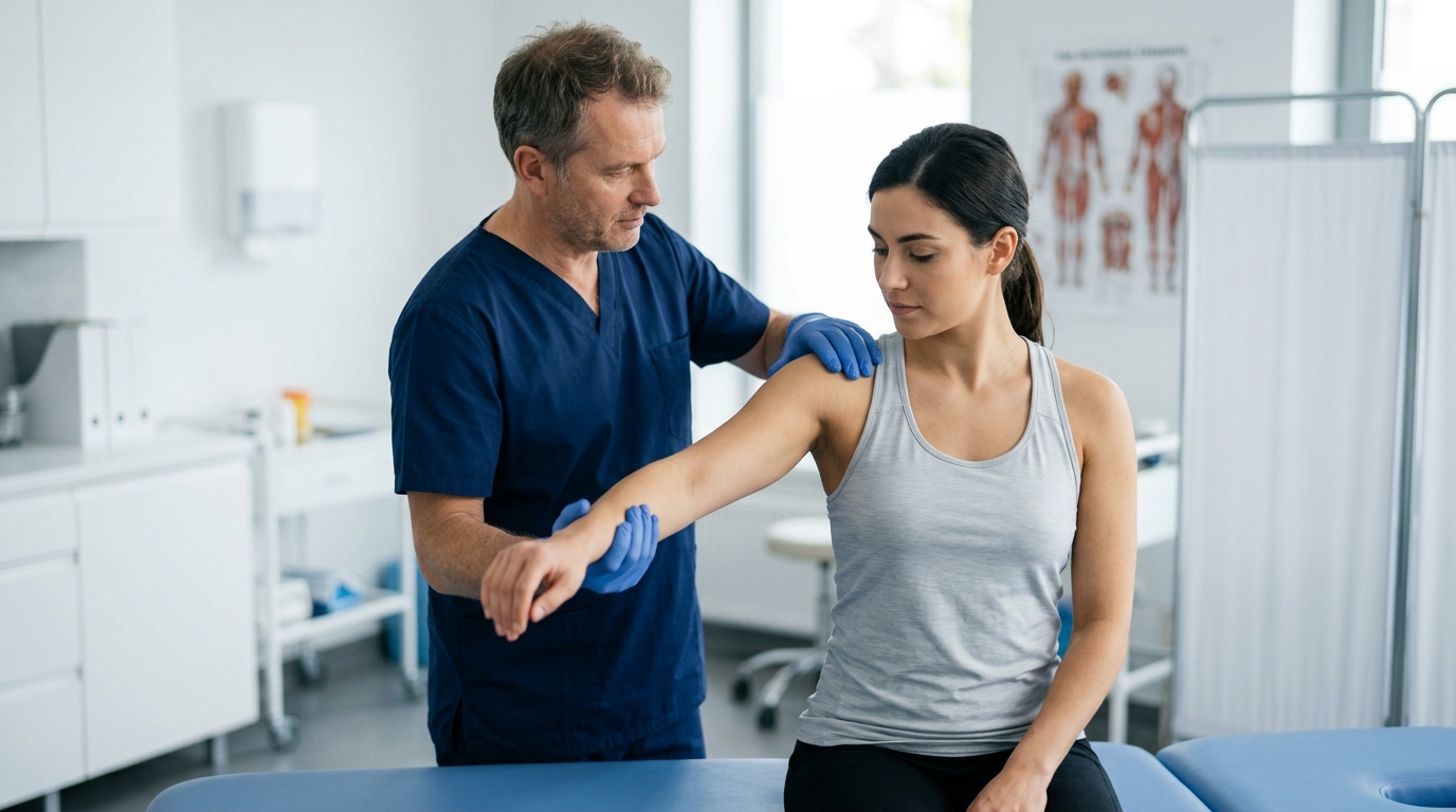 Omuz yırtığında omzun klinik muayenesi